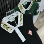 Casablanca Siyah Polo Yaka T-Shirt - Görsel 2